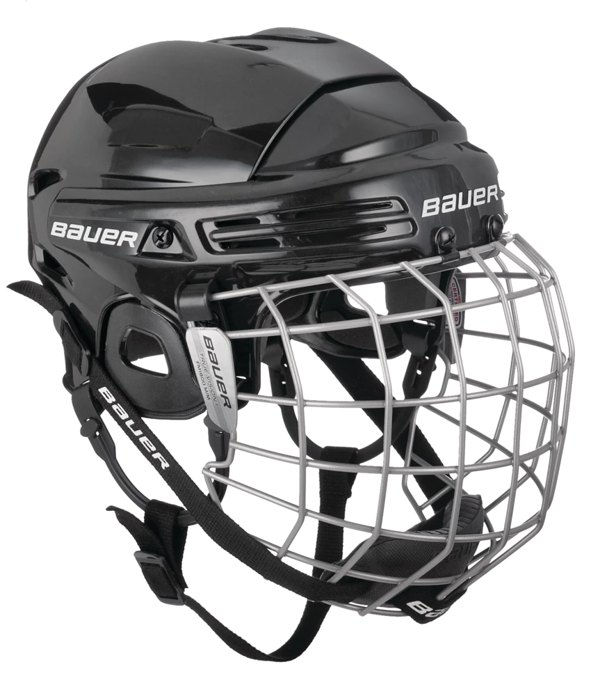 Bauer 2100 Senior Hockey Helmet & Cage Combo, Black - Image 5