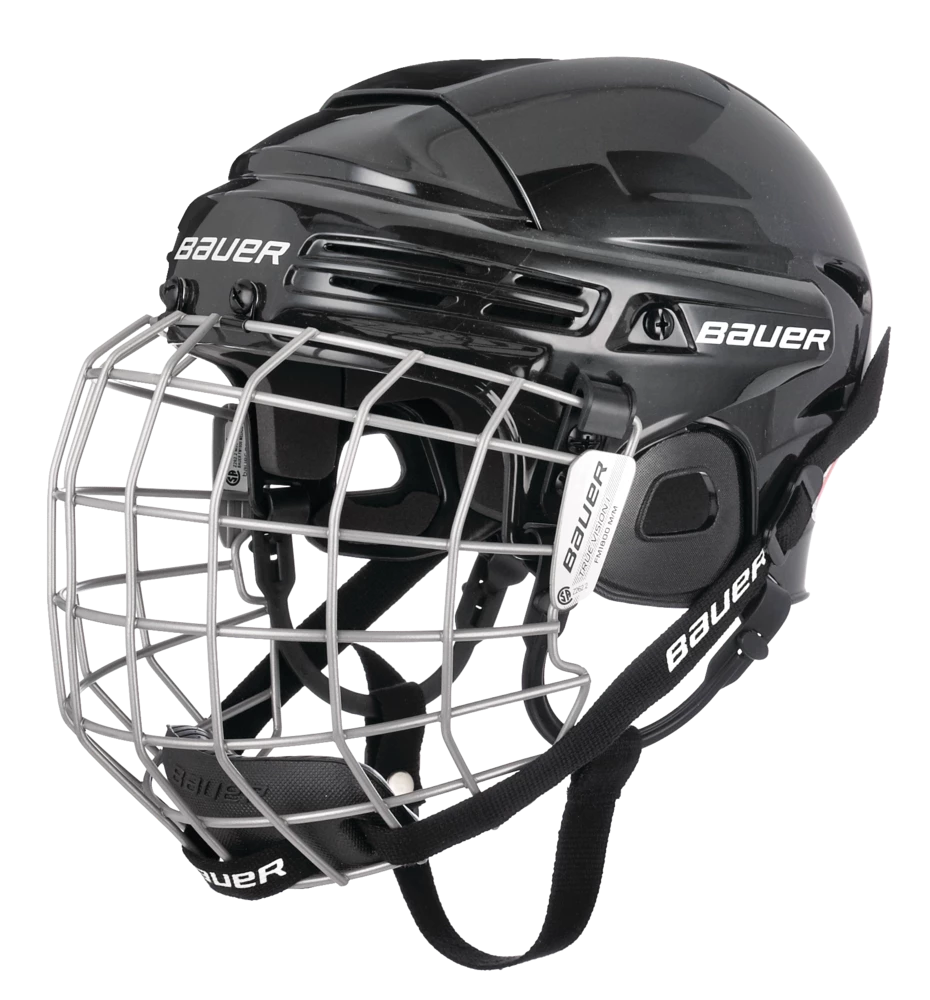 Bauer 2100 Senior Hockey Helmet & Cage Combo, Black - Image 6