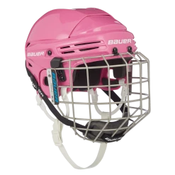 Bauer 2100 Senior Hockey Helmet & Cage Combo, Pink
