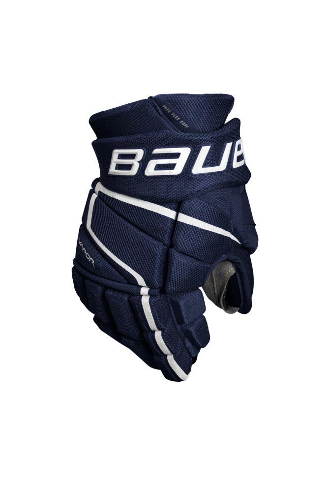 Bauer Vapor 3X Pro Hockey Gloves, Junior, Navy - Image 2
