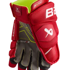 Bauer Vapor 3X Pro Hockey Gloves, Junior, Red