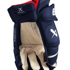 Bauer Vapor 3X Pro Hockey Gloves, Senior, Navy