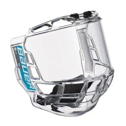 Bauer Concept 3 Senior Clear Hockey Full Face Mask/Shield/Fishbowl With High-Impact Polycarbonate Shield