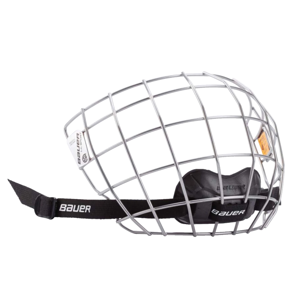 Bauer Lil' Sport Youth Hockey Cage Mask, Silver