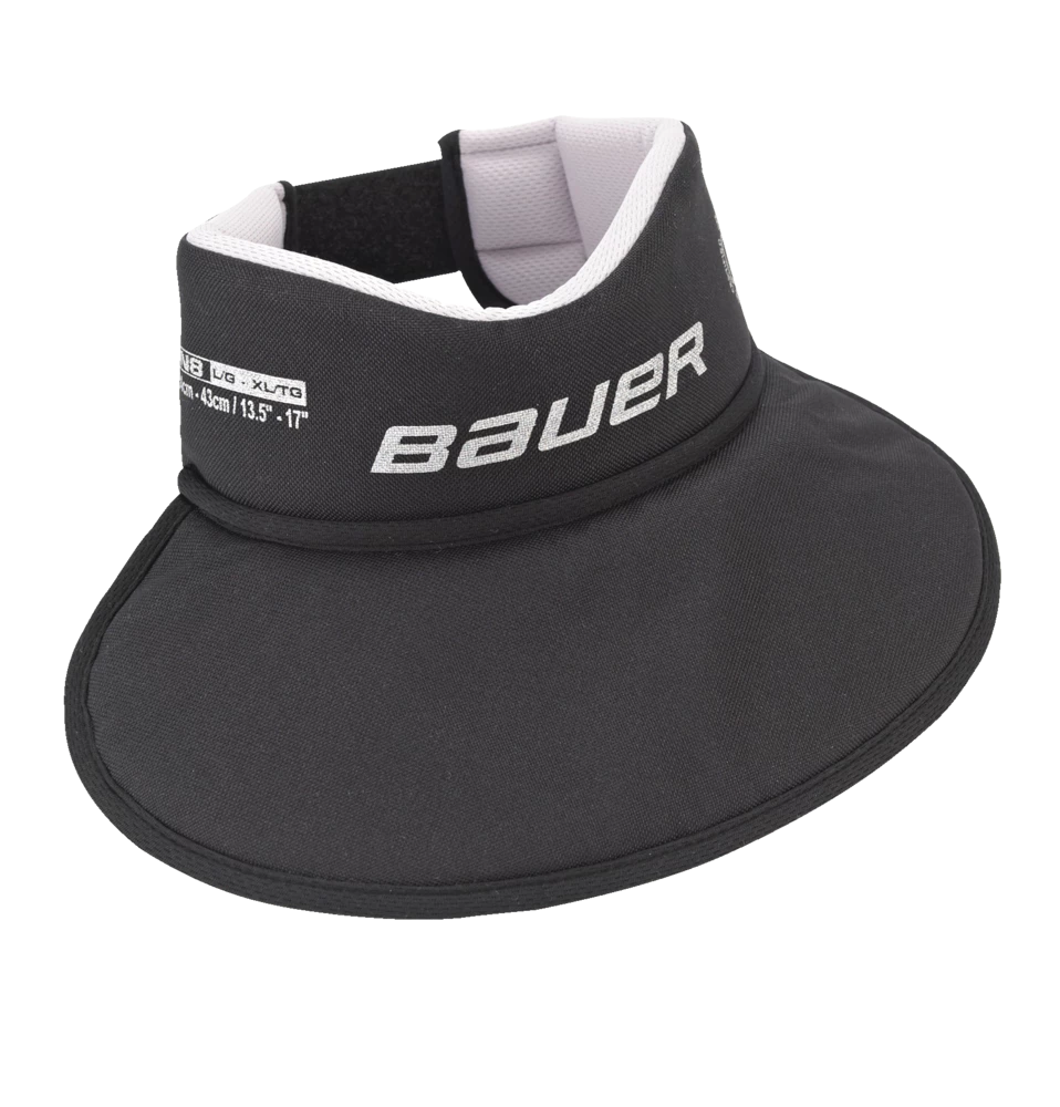 Bauer N8 Nectech Hockey Neck Guard Protection With Bib, Junior