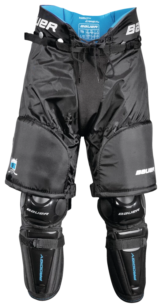 Bauer Prodigy Youth Hockey Protective Kit, Black & Blue - Image 3