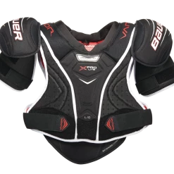 Bauer Vapor X Pro Lite Senior Hockey Shoulder Pads, Comfortable And Lightweight, Black