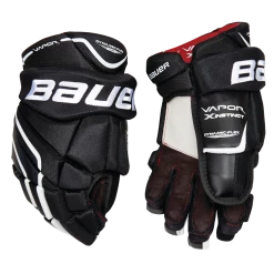 Bauer Vapor X:Instict Senior Hockey Gloves, Black/White