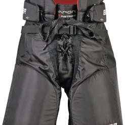 Bauer Vapor Instinct Junior Hockey Pants, Black & Red