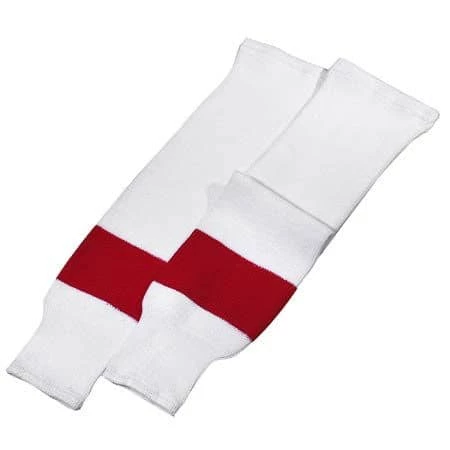 Sherwood Pro-Stripe Knit Hockey Socks, Detroit Red Wings, Red, Assorted Sizes