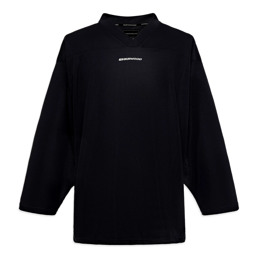 Sherwood Mesh Practice Hockey Jersey, Junior, Black, Assorted Sizes