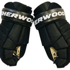 Sherwood 5030 Junior Hockey Gloves, 12-in, Black