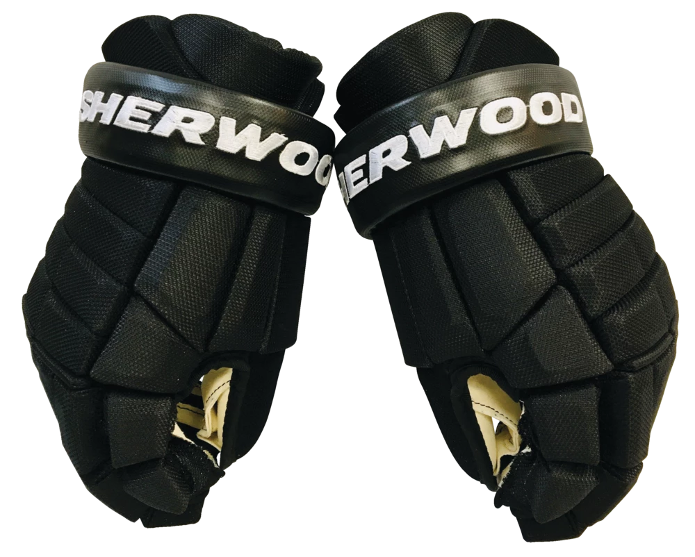 Sherwood 5030 Junior Hockey Gloves, 12-in, Black