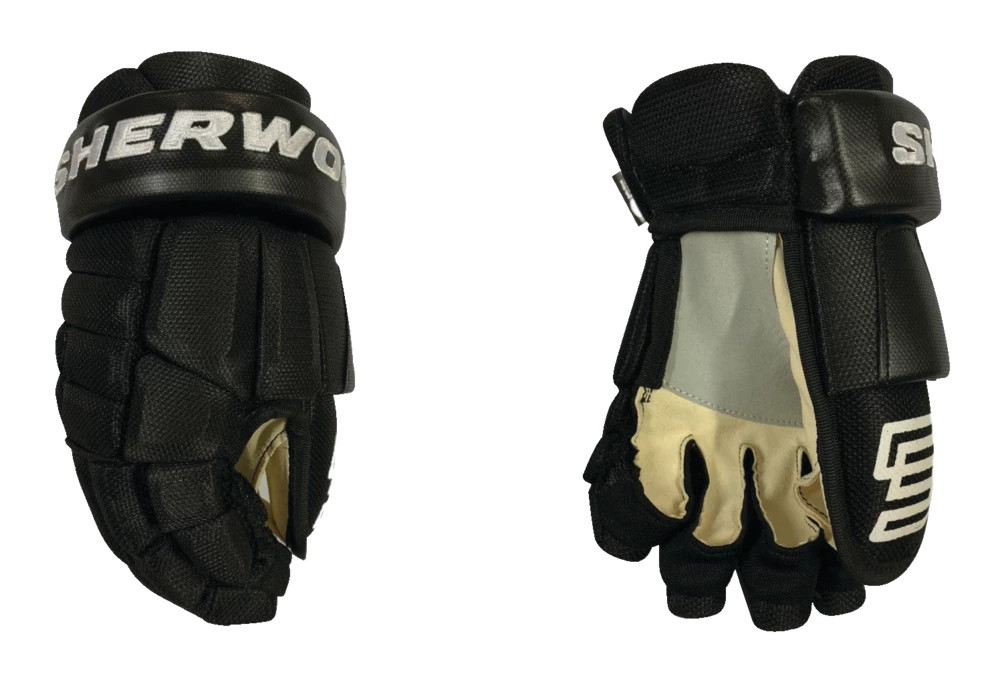Sherwood 5030 Junior Hockey Gloves, 12-in, Black - Image 2