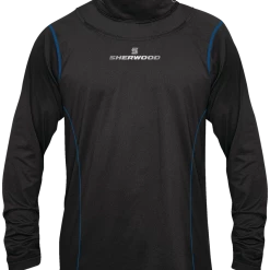 Sherwood Youth Hockey Integrated Neck Guard Long Sleeve Top, Junior, Assorted Sizes
