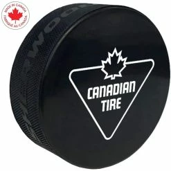 Sherwood Canadian Tire Hockey Puck, Black, 6-oz